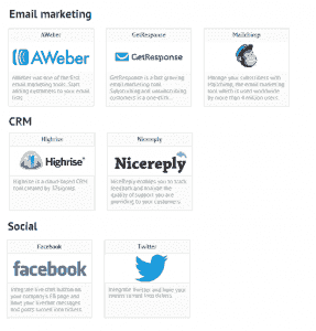 LiveSquare Live Chat Support Integrations